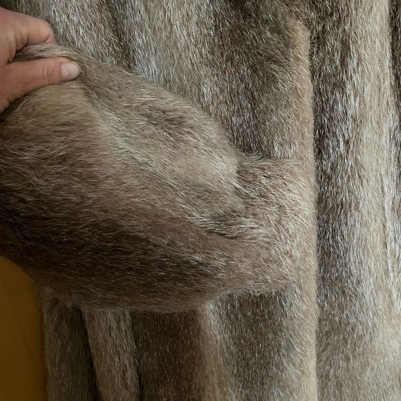 Genuine vintage mink fur coat 1960s real fur jacket rare - Picture 7 of 9